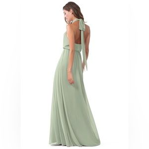 Azazie Landry Maxi Dress - Sage